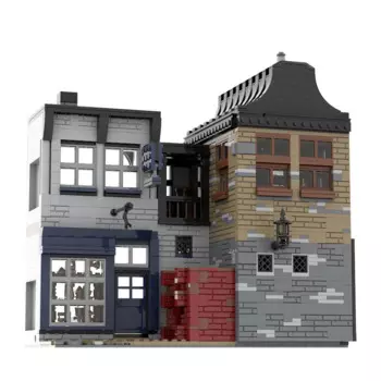 2098 шт., Детский конструктор MOC Magic building City Street