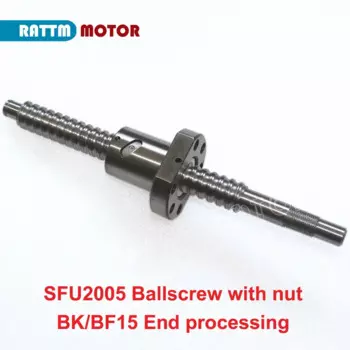 20 мм шариковый винт C7 SFU2005 L200 ~ 1000 мм с гайкой BK/BF15