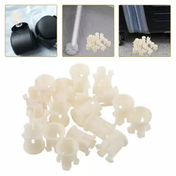 20 Plastic Caster Socket Wheel Inserts Rubber Caps for Office Chair Legs Stem Caster Sleeve Furniture Mounting Abrasion