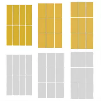 20 Sheets Square Scratch Stickers Gold Silver Surprise Game Making Sticker SCRATCH OFF Stickers DIY Password Hand Made Labels