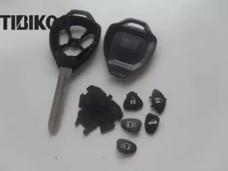 20 шт., 4 кнопки дистанционного ключа для Toyota Camry Avalon Celica Заготовка ключа замка зажигания автомобиля