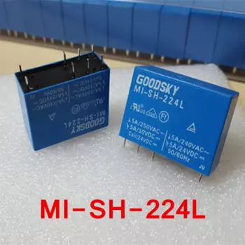 20 шт./лот реле питания MI-SH-224L 24V 5A 250VAC/30VDC 8pin.