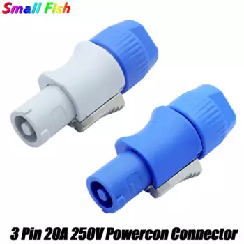 20 шт./партия, 3-контактный коннектор Powercon, 20 А, 250 В