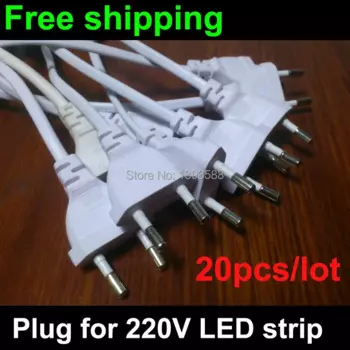 20 шт./партия, гибкая светодиодная лента SMD5050, 220 В