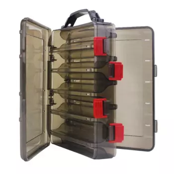 20 x 17 x 5cm Double Side 10 Compartments Fishing Lure Shrimp Bait Tackle Box Fishing Accessories Storage Case High Strength Box