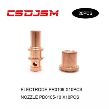 20pcs PR0109 PD0105-10 плазменная сопла PD0105-10 1,0 мм электрод PR0109 для Trafimet A81 фонарь, csdjsm
