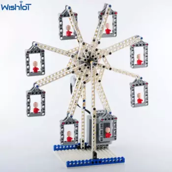213 шт., Детский конструктор MOC, батарейный блок AA, 8881 м