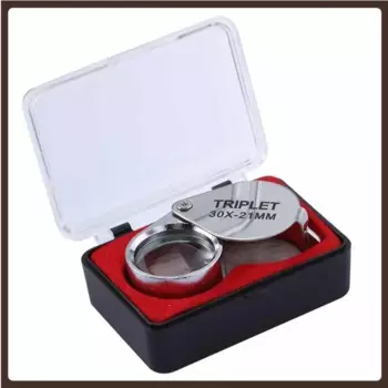 21x-30x Jewelry Diamond Jewelry Loupe Magnifier Tool Eye Magnifier Magnifying Glass Equipments Triplet Jewelers Eye Glass
