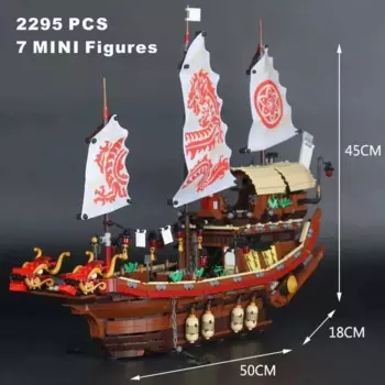 2295 шт., Детский конструктор The Destiny's Bounty, совместим с 70618 06057
