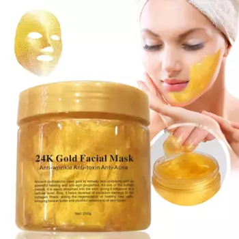 250g Golden collagen repair sleep mask moisturizing pore shrinking cream smear mask Skin care beauty products skin care products