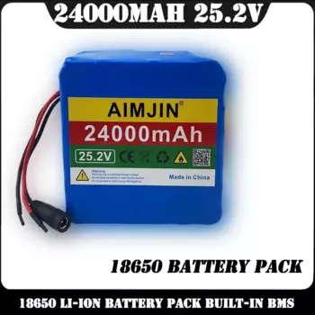 25,2 V 24000mAh 6S 6P аккумуляторная батарея со встроенным BMS 18650 литий-ионный аккумулятор