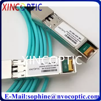 25G AOC кабель SFP28 к SFP28 OM3 1/3/5/M LSZH активный оптический кабель, совместимый с переключателем Mellanox/MikroTik/Cisco
