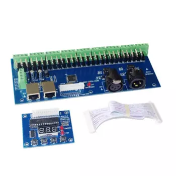 27CH канал с RJ45 9 Группа Макс 3A DMX512 XPL 3P светодиодный декодер контроллер для фотоэлементов RGB светодиодный модуль ленты освещения