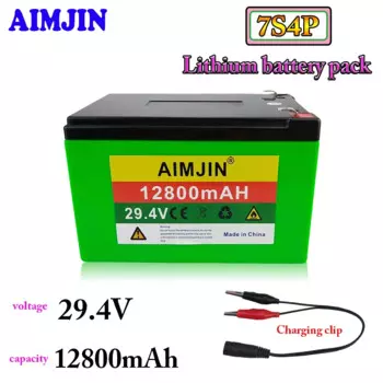 29,4V 12800mAh 24V 7S 4P аккумулятор 18650 литий-ионный с BMS для различных инструментов