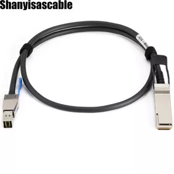 2,0 м Внешний Mini SAS HD SFF-8644 к QSFP SFF-8436 медный Пассивный кабель для NetApp