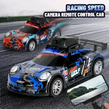 2,4G крутое освещение Wi-Fi FPV автомобиль 1:24 Wi-Fi передача в реальном времени HD камера Дистанционное управление автомобиль RC гоночный автомобиль транспортных игрушки подарки