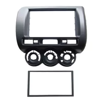 2 Din радиоприемник Facia для Honda Jazz Stereo Panel радио приборная Kit Mount Trim Kit Frame-левый руль