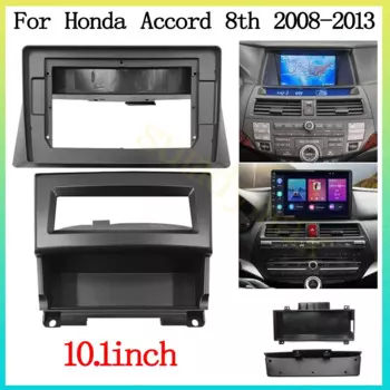 2 Din рамка автомобильного радиоприемника для Honda Accord 8th 2008-2013 авто стерео пластиковая панель монтажная панель лицевая панель комплект приборной панели