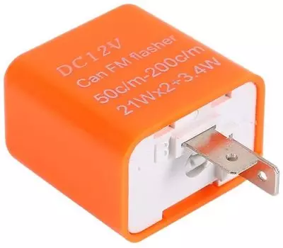 2-контактное светодиодное реле мигалки 12 В, регулируемая частота указателей поворота, реле мигающего индикатора для мотоциклов, аксессуары для мотоциклов