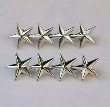 2 мировая война, пара армейских офицеров США, 4 звезды, значки общего ряда, большая булавка, US091