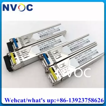 2 пары 1,25G LC SFP 40 км, Gigabit BIDI 40 км Tx1310/Rx1550nm коннектор DOM трансивер совместимый Коммутатор Cisco/Mikrotik