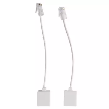 2 разъема 8P4C / RJ45 male RJ11 6P4C к гнезду M / F адаптер телефонный Ethernet