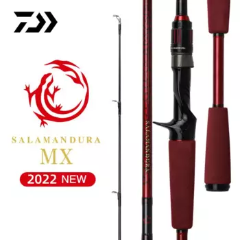 2-секционные рыболовные спиннинговые/кастинговые удилища DAIWA 2022 саламандура MX из углеродного волокна, суперлитой Карп-удилища, кольцо Fuji X45, плетение X