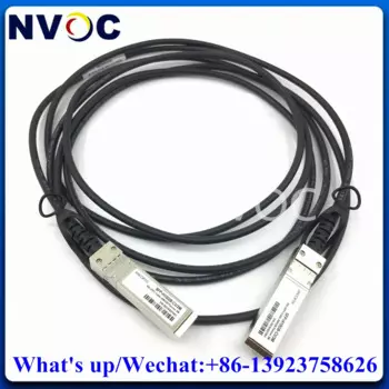 2 шт. 10 Гб SFP + DAC кабель 1 м 10GBASE-CU, пассивное прямое подключение, медный Twinax 3 м, 5 м, поддержка коммутатора Mikrotik/Cisco