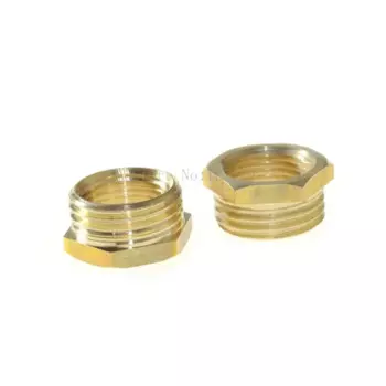 2 шт. 1/2 "Male -1/8" гнездовая втулка латунный фитинг соединитель