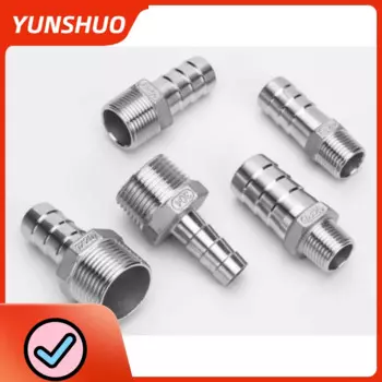2 шт. 1/4 "3/8" 1/2 "NPT наружная резьба фитинг для труб 8 мм 10 мм наружный диаметр шланга хвостовой редуктор фитинг из нержавеющей стали 304