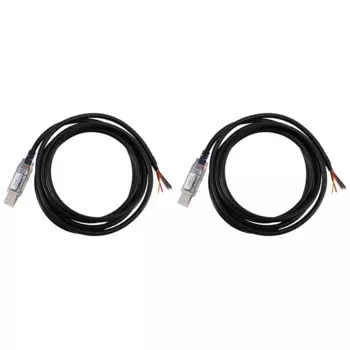 2 шт., 1,8 м, длинный провод, фотокабель, последовательный кабель USB в Rs485 для оборудования, промышленное управление