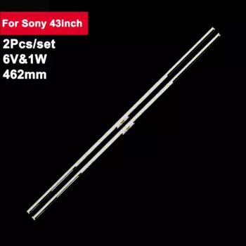 2 шт. 462 мм 6 в светодиодная подсветка для Sony 43 дюйма 27 светодиодов E_RA24110096L43F00213NJ NLAW20455 ремонт телевизора