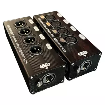 2 шт. 4-канальный 3-контактный XLR аудио и DMX удлинитель сетевого кабеля DMX512 удлинитель сетевого сигнала 1 штекер + 1 гнездо черный