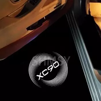 2 шт., эмблема проектора для двери автомобиля Volvo XC90 2020 2019 2018 2017 2016 2015