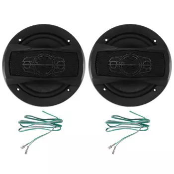 2 шт., автомобильные коаксиальные Hi-Fi колонки, 6 дюймов, 350 Вт