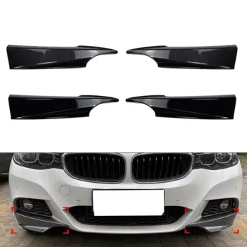 2 шт. автомобильный передний бампер, сплиттер, спойлер, накладка Canard для BMW 3 серии GT F34 320i 325i M Sport 2014 2015 2016 2017 2018 2019