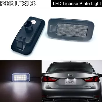 2 шт. белая светодиодная лампа освещения номерного знака для Lexus GS350 GS350h GS450h LS460 LS460L LS600h