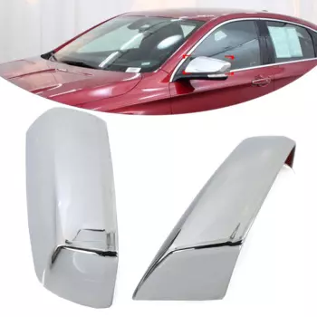 2 шт. хромированные автомобильные зеркала заднего вида, крышка для Chevy Impala 2014 2015 2016 2017 2018 2019 2020
