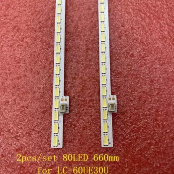2 шт./комплект, светодиодная лента для подсветки, Sharp LC-60UE30U TV_2015SSP60_7030_80_4K_REV1.0_LM41-00090Q RB201WJ AL