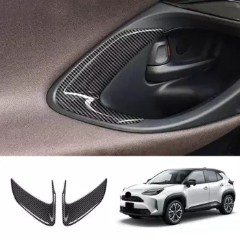 2 шт., крышка для внутренней двери автомобиля из АБС-пластика для Toyota Yaris Cross 2020-2021