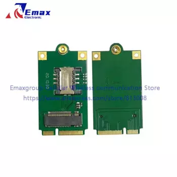 2 шт. NGFF 4G M.2 к Mini PCI-e адаптеру PCIe карта клавиатура со слотом для SIM-карты для LTE EM05-E EM06-E EM12-G EM7455 EM160R-GL
