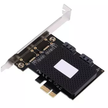 2 шт., переходник для контроллера SATA III, PCIE Pci-E-SATA Pcie