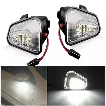 2 шт., светодиодная подсветка для зеркала Volkswagen VW Passat EOS CC Scirocco Jetta