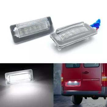2 шт., светодиодные сигнальные лампы для номера номерного знака для Benz Sprinter для Dodge Sprinter для VW LT 28-46