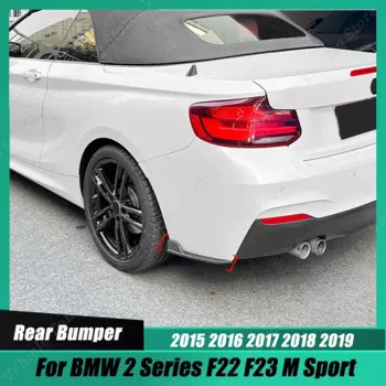 2 шт., защитные накладки на задний бампер для BMW 2 серии F22 F23 M Sport 2015-2019