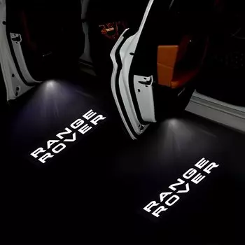 2 светодиодных автомобильных дверей, предупреждающий логотип, проектор, теневые огни для Land Rover Range Rover 3 4 L322 L405 L551 2010-2022 2020 2021