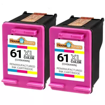 2 упаковки, цветной чернильный картридж # 61XL CH564WN для HP Deskjet 3510 3511 3512 3516
