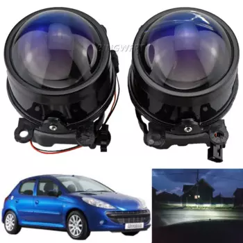 2 X противотуманная лампа, HD проектор, линза 40 Вт для Peugeot 206 + T3E 2009 2010 2011 2012, автомобильная противотуманная лампа 12 В