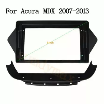 2din автомобильная рамка, лицевой адаптер для ACURA MDX 2008-2013, 9-дюймовый большой экран, Android-радио, аудиосистема, комплект панели для установки приборной панели