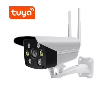 2MP 1080P Tuya APP Полноцветное ночное видение Уличная IP-камера Беспроводной домофон Домашняя безопасность CCTV Радионяня